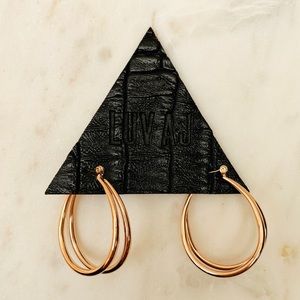 Luv Aj Star Hoops Earrings - Silver main image 0